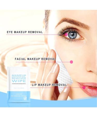 100 Pack Individually Wrapped Makeup Remover Wipes - Bulk Face Cleansing Wipes for Travel - 100 Count - Buy Online on GoSupps.com