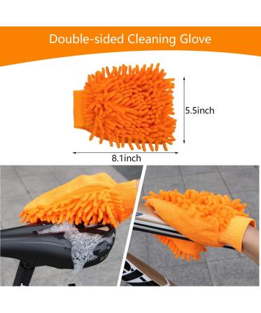 FVILIPUS Bike Cleaning Tools Set - 8 Piece Kit for Mountain, Road, Hybrid, BMX, and Folding Bikes - Buy Online on GoSupps.com