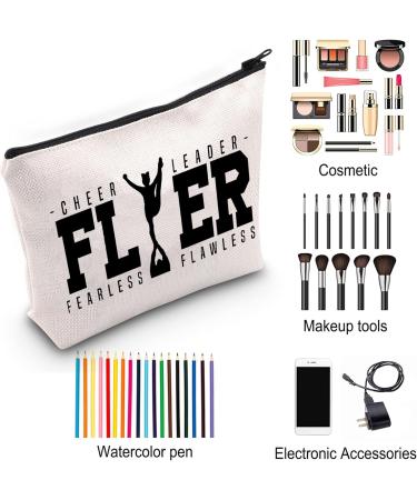 Fearless & Flawless Cheerleading Cosmetic Bag - Perfect Cheerleader Survival Kit Gift - Buy Online on GoSupps.com