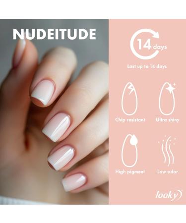Looky 3-in-1 Gel Nail Polish 3 Pack Nudeitude #942 Milk #004 Demi #945 Barely There Combined Base Color Top Coat Salon Quality Manicure at Home DIY Easy Application Nail Lacquer Enamel Quick UV LED Curing Long Lasting Color 3 x 15ml (Nudeitude #942 Milk # - Buy Online on GoSupps.com