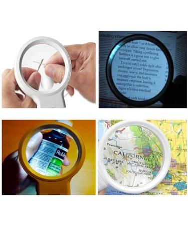 Professional with10 LED Lights Foldable 2X 5X Handheld Magnifier Super High Clarity Lightweight - and for Reading Loupe Watch and Electroni Full of Stars - Buy Online on GoSupps.com
