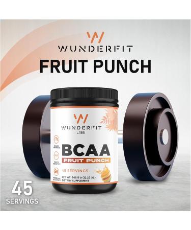 BCAA Powder - Fruit Punch Flavor | 45 Servings | Boost Muscle Recovery & Performance | International Shipping Available - Buy Online on GoSupps.com