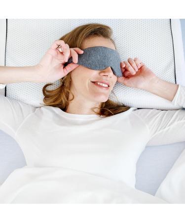 Technogel Travel Eye Mask - Cooling Gel Pad Soft Jersey Fabric Blocks Light Skin-Friendly Design for Ultimate Beauty Sleep - Buy Online on GoSupps.com