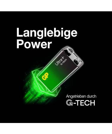 Buy GP Alkaline Ultra Plus 9V Battery - Pack of 1 | International Shipping Available - Buy Online on GoSupps.com