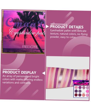 POPETPOP 2 Boxes Eyeshadow Palette Eye Shadow Matte Eyeshadow Colorful Eyeshadow Woman Make up Makeup Palette 1 count (Pack of 1) Colorfulx2pcs - Buy Online on GoSupps.com