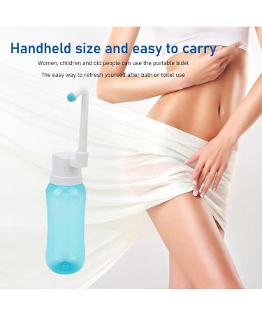 Portable Hand Travel Bidet for Women | Intimate Cleaning & Vaginal Wash | Soothes After Birth & Menstruation | 500 ml - Blue Elbow - Buy Online on GoSupps.com