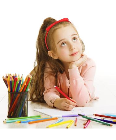 Pafuwei 2 Piece Red Hair Bow Headband - Handmade Soft Cloth Ribbon Headband for Girls and Women - Ideal for Birthday, Halloween, Parties - Daily Hair Accessory - Buy Online on GoSupps.com