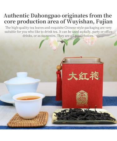 XIXICHA Dahongpao Oolong Tea 4.23oz - Premium Chinese Wuyi Mountain Big Red Robe Loose Leaf Tea | Strong Floral Fragrance - Buy Online on GoSupps.com