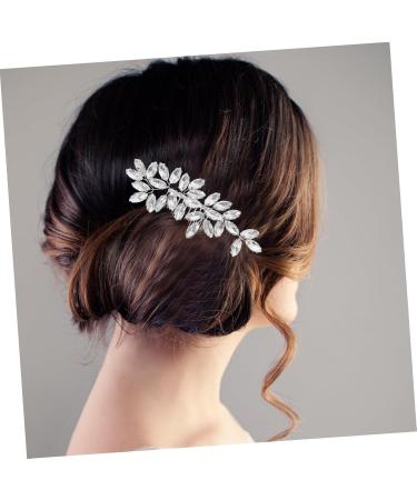 Beavorty Crystal Hair Accessories Wedding Hair Accessories Wedding Decor Hair Pin Hair Barrettes Hair Clips Rhinestone Hair Comb for Wedding Gem Bride Zinc Alloy Headgear - Buy Online on GoSupps.com