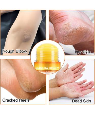  WJnflQN Stick Heel Cracks | Heel Balm - 40g Moisturizing Stick Intense Hydration Cream for Face Hands and Feet with Peeling Effect in Use for Pedicure and Travel - Buy Online on GoSupps.com