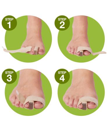 ZenToes Bunion Corrector Toe Separator Wraps - Relieve Bunions & Hammer Toes (1 Pair) - Buy Online on GoSupps.com