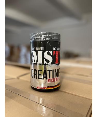 MST Creatine Monohydrate Micronized 500g - Unflavored High-Dose Powder | 147 Portions | Premium German Nutrition for Optimal Performance - Buy Online on GoSupps.com