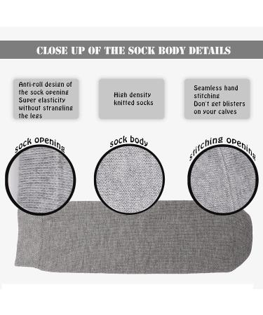 SHYEKYO 5Pcs Soft Thickened Cotton Amputee Socks for BK Stump Shrinker Compression - Amputee Care and Stump Protection - Buy Online on GoSupps.com