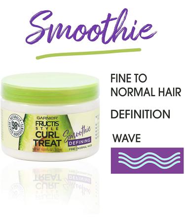 Garnier Fructis Curl Nourish Kit - Shampoo, Conditioner & Styling Treat Smoothie for Frizz-Resistant Curls | 24-Hour Frizz Control, Paraben-Free - Buy Online on GoSupps.com