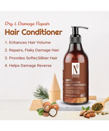 Bio Advanced Daily Use Conditioner - Repair Dry & Damaged Hair with Argan & Essential Oils | Moisture Lock Formula | 300ml - Buy Online on GoSupps.com