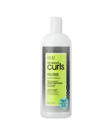 All About Curls Daily and Quenched Cream Conditioner, Essential/Deluxe Moisture Daily Cream Conditioner 32 Fl Oz (Pack of 1)