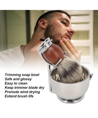 Premium Beard Trimmer Kit - High-Quality Stainless Steel Set with Shaving Bowl Brush & Storage | International Shipping Available - Buy Online on GoSupps.com