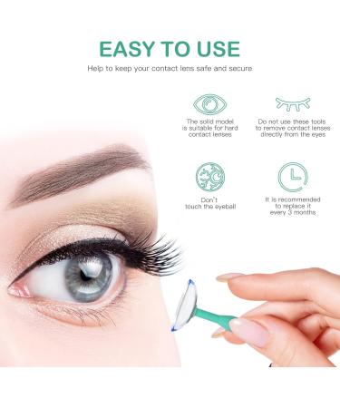 Magiclulu 4-Part Contact Lens Case & Remover Tool - Lens Insertion & Suction Stick for Easy Contact Lens Handling - Buy Online on GoSupps.com