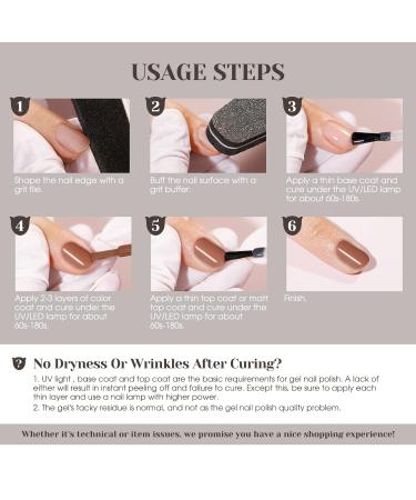 ROSALIND 6PCS White Black Gel Nail Polish Set - Neutral Colors for Women - 0.25 Fl Oz (Pack of 6) - Buy Online on GoSupps.com