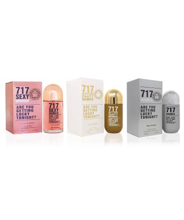 META-BOSEM 717 for Women&Sexy Women&After Party - Are You Getting Lucky Tonight 3Pc Perfume Set Collection Fragrance Bottles for Ladies Eau de Parfum Natural Spray Each 3.4 Fl Oz Total 10.20 Fl Oz - Buy Online on GoSupps.com