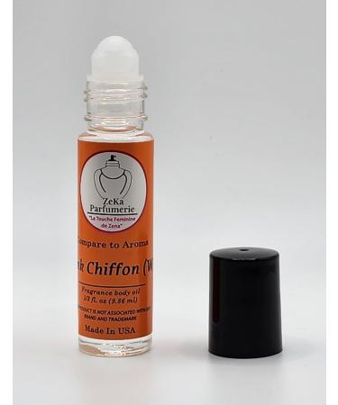 Compare to Aroma Pink Chiffon Body Oil for Women - 1/3 oz Travel Size Roll-On | International Shipping Available - Buy Online on GoSupps.com