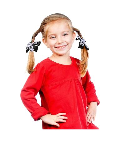 Chuangdi Soccer Hair Accessories - 6 Pieces Sports Hair Bows and Ties for Girls and Women - Ideal Gift for Soccer Players, Coaches, and Teams - Black and White Soccer Series - Pack of 6 - Buy Online on GoSupps.com