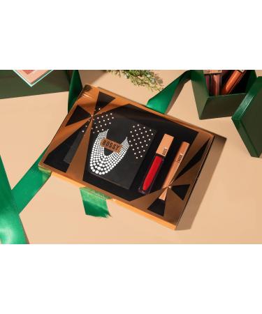 All-in-One Makeup Kit | Vegan Cruelty-Free Beauty Set with Eyeshadow Lip Gloss Mascara Blush & Highlighter | Perfect Gift for Women - Buy Online on GoSupps.com