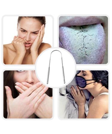 Portable Stainless Steel Tongue Brush | Reusable Tongue Scraper for Adults | Ultimate Oral Hygiene Tool - Buy Online on GoSupps.com