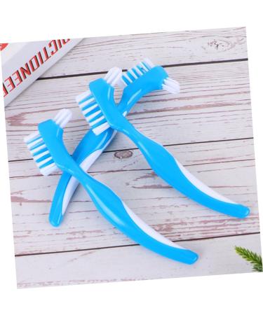 Buy Healvian 6-Stk Children's Prosthesis Care Toothbrush Kit - Double-Sided Cleaning Tool for False Teeth & Dentures - Buy Online on GoSupps.com