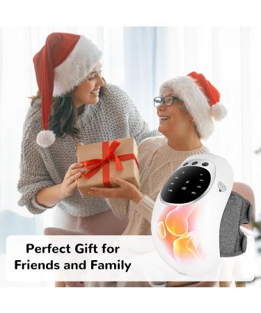 Best Knee Massager with Heat | Cordless Vibrating Relief for Arthritis & Stiff Joints - Multi-Function Screen - Buy Online on GoSupps.com