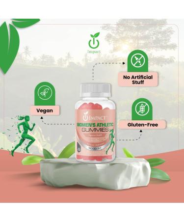 IMPACT Multivitamin for Women Gummies Daily Women Vitamins with A C D3 B12 - Biotin & Magnesium for Energy Endurance - Recovery & Immune Support Vegan 60 Count - Buy Online on GoSupps.com