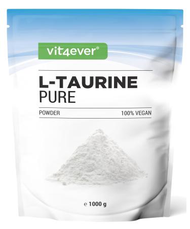 Poudre de Taurine - 1000 g (1 kg) - Solubilit optimale - V g talien - Puret 99% - Qualit premium - Acide amin L-Taurine