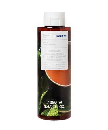 KORRES MINT TEA Revitalising shower gel with active aloe vera dermatologically tested vegan 250 ml Mint Tea 250 ml (1 pack)