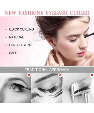RIYAN Heated Eyelash Curler Electric Eyelash Comb LCD Display Rechargeable Quick Heating Curling White - Buy Online on GoSupps.com