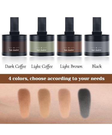 Hair Base Powder & Concealer - 4g Dark Coffee Hair Powder for Thinning Hair | Suitable for Men & Women | International Shipping - Buy Online on GoSupps.com