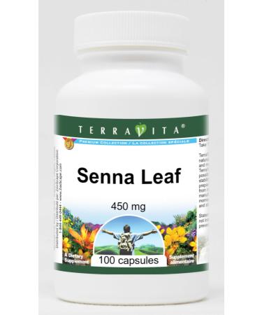 Senna Leaf - 450 mg (100 Capsules ZIN: 511579)