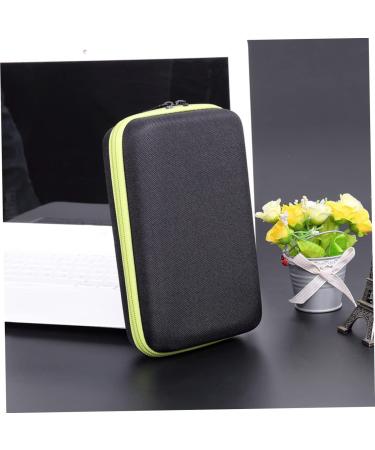 Minkissy Leather Pocket for Men | Electronics Organizer Travel Case & Makeup Bag | Durable EVA Travel Accessories & Razor Bag - Buy Online on GoSupps.com