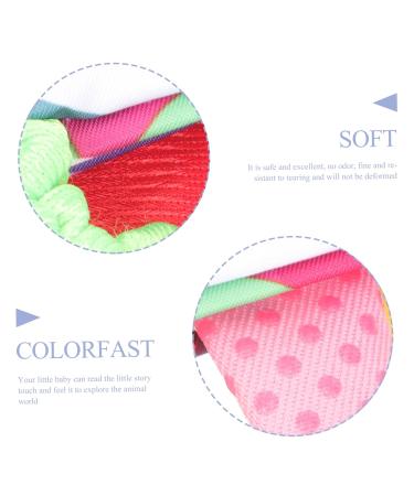 Shop Abaodam 2ST Fabric Book - Baby Sensory Storybook & Toddler Learning Toys | Soft Touch Children's Toys for Girls - Buy Online on GoSupps.com