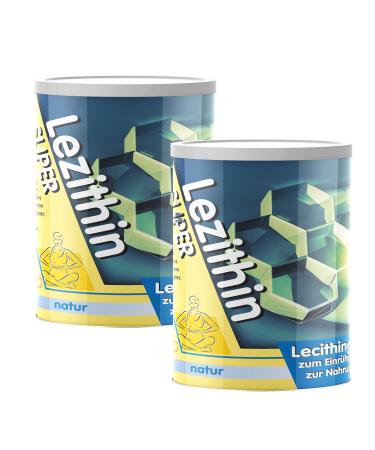 Provista Lecithin Powder - Lecithin Granules Pure - 2x250g - GMO free