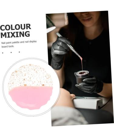  MERRYHAPY MERRYHAPY Nail Art Palette Kit Resin Display Stand Mixing Tray for Home Use - Buy Online on GoSupps.com