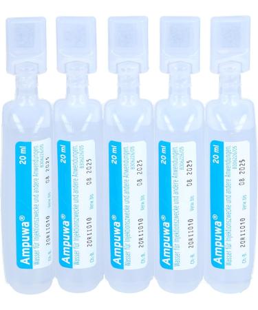 Ampuwa Water for Injection 400 ml - Premium Polyethylene Ampoules for International Shipping - Buy Online on GoSupps.com