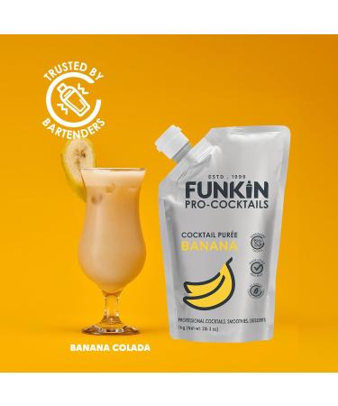 Funkin Pro Banana Fruit Puree - 1kg | Premium Quality | Shop Now! - Buy Online on GoSupps.com