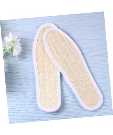 NOLITOY Loofah Pad Insoles - Sweat Absorbing Breathable Shoe Cushions - 1 Pair Assorted Colors | 23x7.5cm for Ultimate Comfort - Buy Online on GoSupps.com