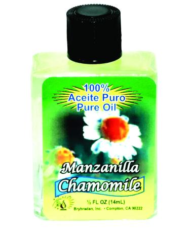 1 Piece BRYBRADAN Chamomile Pure Oil - MANZANILLA ACEITE Puro FL.OZ. (14.7 ML) CHAMOMILE 1
