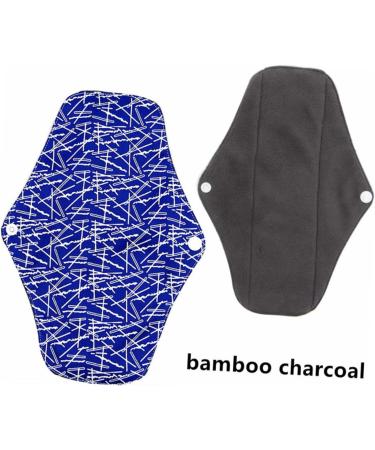 KALLORY 5pcs Reusable Cloth Menstrual Pads - Mama Cloth Liners for Women - Breathable and Portable Napkin Warp Pad - Random Color Pack - 1 Count - Buy Online on GoSupps.com