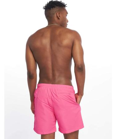 Urban Classics Men's Swimming Trunks | Quick-Dry Block Swim Shorts in Neon Pink | Sizes XS-5XL Available - Buy Online on GoSupps.com