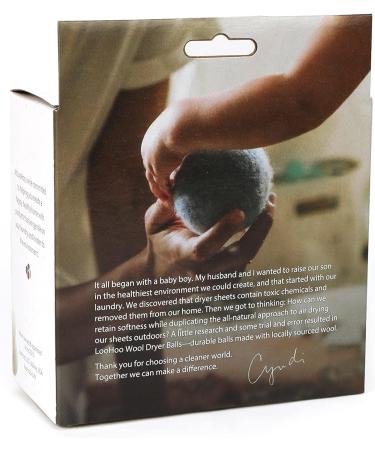 Natural Wool Dryer Balls - Deluxe 3-Pack Eco-Friendly Alternative to Dryer Sheets Made in USA - Random Colors - Buy Online on GoSupps.com