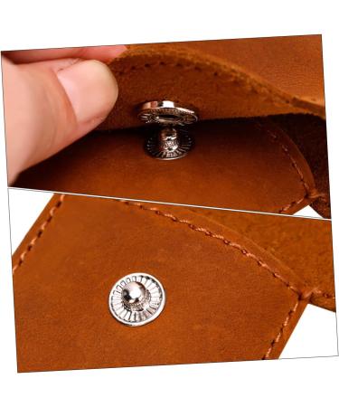 Minkissy 10 Pcs Razor Case Storage Bag - PU Soft Man Leather Organizer for Travel | International Shipping Available - Buy Online on GoSupps.com