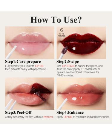 Buy L01 Cocoa Rose Lip Stain Peel Off + Lip Oil Dual End - Waterproof Long Lasting & Transfer Proof | International Shipping Available - Buy Online on GoSupps.com