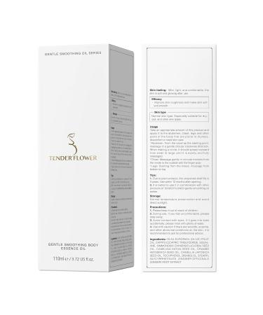 TENDER FLOWER Stretch Mark Oil 110ml | Pregnancy Body Oil & Moisturizing Serum for Dry Skin | True Belly Serum for Softening & Tender Care - Buy Online on GoSupps.com